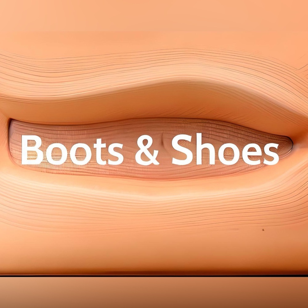 Variety of boots and shoes